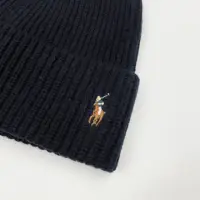 在飛比找momo購物網優惠-【RALPH LAUREN】彩馬 針織毛帽 刺繡logo 現