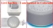 Hushing Sleep Sound Machine White Noise Machine 30 Non-Looping Sound Night Light