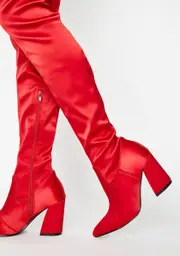 [Current Mood] Bleeding Hearts Satin Boots