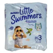 Huggies Little Swimmers Baby Swim Diapers Pants Finding Nemo Sz 3 16-26 Lb 20 Ct