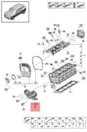 Genuine PORSCHE Macan 95B Bracket PAC103144 (for: Porsche)
