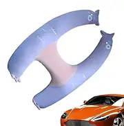 Maciun Kids Travel Pillow,H shape Body Support Cushion | Breathable Travel Kids Rest Car Seat Pillow, Soft Car Kids Sleeping Head Support for Car, Kids