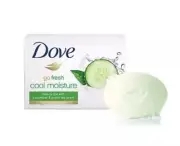 4 Bars DOVE Cucumber Soap Bar Refreshing Beauty Cream Bar 90g