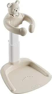 Adjustable Baby Shower Stand with Slip Base,Huggable Bear Bath Support,Portable Shower Baby Stand,Bath Standing Shower