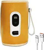 Bottle Warmer Cover, Insulated Bottle Warmer, Portable Milk Heater, Adjustable Temperature, Portable and Insulated, 14x8x8cm, for Car, Travel, Homes, Outdoor, Indoor Use