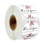500pcs Labels Roll Flower Thank You Stickers Scrapbooking for Gift Decoration Stationery Seal Handmade 1inch