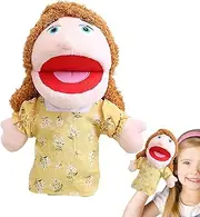 Family Puppets for Kids,Theater Shows Puppet | Soft Storytelling Plush Puppet, Theater Shows Puppet with Movable Mouth for Girls Boys