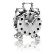 New Genuine Authentic Pandora Retired Sterling Silver Clock Charm 790449