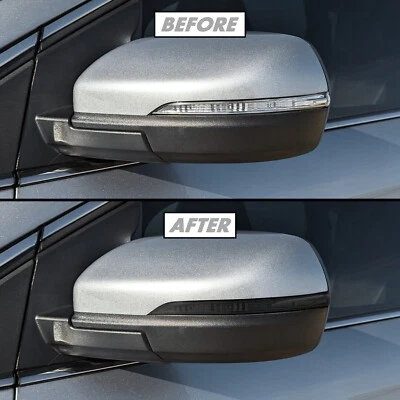 FOR 2019-2024 Ford Edge Mirror Turn Signal SMOKE Precut Vinyl Tint Overlays (for: Ford)