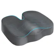 STARRY EUCALYPT Seat Cushion Memory Foam Pillow Pain Relief Plush Grey