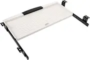 jojofuny 1 Set Under Desk Sliding Keyboard Tray Convenient Pull Out Keyboard Drawer with Sliders Space Saving Design for Office Use Easy to Organize