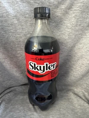 Share a Coke with Skyler 2025 Personalized Gift Coca~Cola Bottle 20oz Zero
