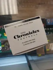 2022 Panini Chronicles BOX 15 FAT PACKS Football Value Cello 15 Card NFL Sealed