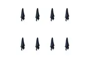 8PK Linen House Aria Slate Cotton/Bamboo Quick Dry Soft Face Washer 33x33cm Blue
