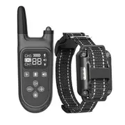 Dog Shock Collar Rechargeable Electric Dog Training Collar with Remote Beep,Vibration and Shock Modes for Medium Large Dogs