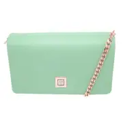 Chopard Ice Cube in Mint Green Grained Leather Shoulder Bag 95000-1173