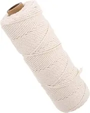 String DIY Diabolo Twines DIY Twine Rope Weaving Rope Twine for Crafts Diabolo for Gardening Rope Thick Twine Rope Diabolo Replacement Rope Bundle Wrapping Rope Cotton Beige
