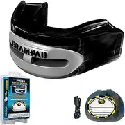 Brain-Pad Pro+Plus Double Laminated Strap/Strapless Combo in one Adult Mouthguard