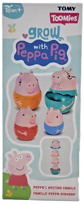 Tomy Toomies Grow With Peppa Pig Peppa's Nesting Family