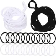 Elastic Weaving Loops for Kids 96pcs Potholder Loom Braided Ropes Diy Craft Kit Beginner Friendly