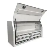 1400 x 600 x 820mm White Aluminium 4 Drawer Ute Tool Box Truck Trailer Toolbox
