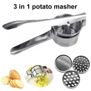 Potato Masher Kitchen Heavy Duty Stainless Steel Press Mashed Potatoes Tool Set