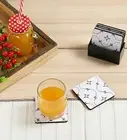 Crayton Star Superior Wood Coaster with Holder (Set of 6)