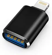 Lightning Male to USB Female Adapter OTG Cable for Apple iPhone 11 12 Mini max pro xs xr x se2 7 8plus Ipad air3 A Camera Memory Stick Connector Keyboard and Mouse Flash Drive Connection Kit Splitter
