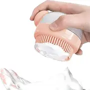 2pcs Massage Brush Shampoo Body Bath Brush Dispenser Shower Brush Massage Bath Brush Shampoo Scalp Massager Bathing Scrubber Pet Bath Brush