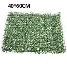 .Artificial Plant Walls Foliage Hedge Grass Mat Greenery Panels Fence 40x60cm AU