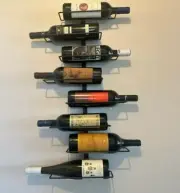 Wine Rack, Metal Wine Rack, Wine Storage Rack, Vertical Wine Rack, 8 Bottles