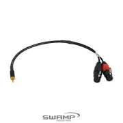 Sescom 3.5mm TRS Male to XLR Female Attenuating Line to Microphone Level Cable