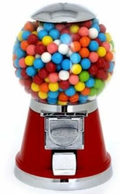 Bubble Globe Bulk Vending Machine Vend Choice of Candy Gumballs 1" Toys or Balls