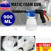900mL Car Wash Foam Gun Water Soap Sprayer Hose Pipe Lance Pressure Cleaning HOT