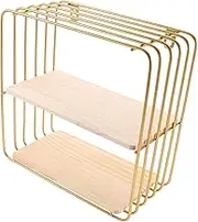 Strong Load-Bearing Wall Shelf Floating Storage Rack Modern Metal Wall Organizer