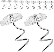jojofuny 100pcs Stainless Steel Sofa Cover Pins Upholstery Nails for Decorative Tacks Spiral Tack Furniture Pins