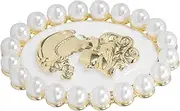 BESPORTBLE Baroque Vintage Pearl Brooch for Women Elegant Decorative Pin for Clothing Lapel Sweater for Parties Weddings Daily Wear Delicate Design with Smooth Edges