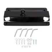 ECOTRIC Universal Fifth Wheel Gooseneck Hitch Adapter Plate for Pickup Truck ...