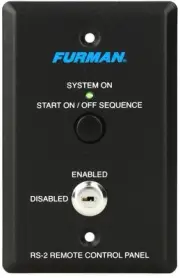Furman RS-2 Key-switched Remote System Control Panel (2-pack) Bundle