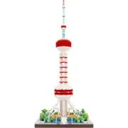 Catzon 1747 Pcs Micro Mini Blocks Oriental Pearl Tower Model for Adults Kids