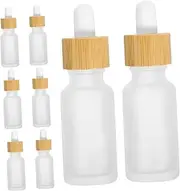WOONEKY 8Pcs Essential Oil Glass Dropper Bottles Aroma Vials with Pipette for DIY Skin Care Aromatherapy and Liquid Storage