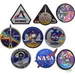 最新款式 魔鬼氈臂章NASA ARTEMIS計劃2024年重返月球太空人臂章魔術貼戰術士氣章