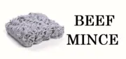 Beef Mince, Label, Commercial, Food, B/W, Meat Takeaway, Asian, Indian