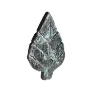 Arfvedsonite, Blue Fireworks, Garnet - Leaf - C
