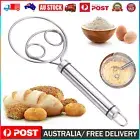 Stainless Steel Dough Whisk Kitchen Manual Baking Flour Egg Mixer Eggbeater Tool