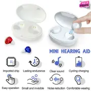 Digital Mini Hearing Aids Rechargeable In Ear Enhancer Voice Sound Amplifier