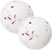 OFFIGAM 2pcs Essential Oil Balls Safe Healthy Ingredients Rich Bubbles for Relaxing Shower Moisturizes Softens Skin for Spa Experience