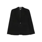 [Calvin Klein] Calvin Klein Single-breasted Notched-lapel Blazer 10 UK BLACK