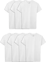 [Fruit of the Loom] Big Boys' Cotton Crew Tee Shirt (Pack of 7)
