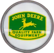 John Deere Tractor Mower Bar Lighting Wall Sign Light Button White